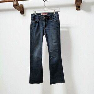 GAP Curvy Flare Jeans Womens Size 2R Dark Wash‎ Denim Casual Everyday